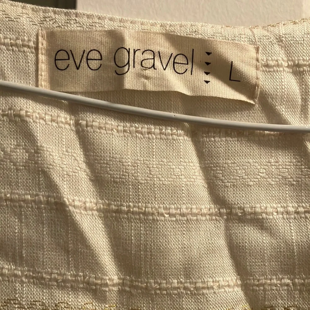 Eve Gravel Elegant Black and Cream Dress - Picture 10 of 12